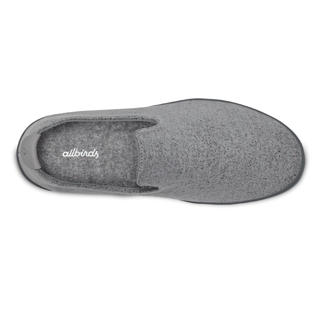 Allbirds Men\'s Wool Loungers - Slip-Ons Dark Grey - ZQU947053